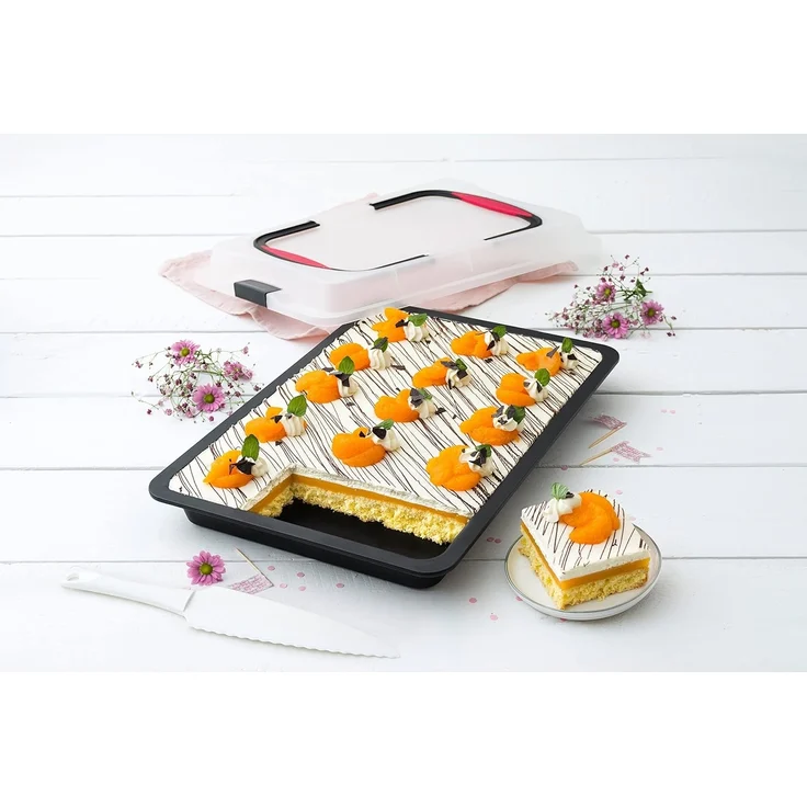 Zenker Tortenmesser, 29 cm Patisserie, praktischer Küchenhelfer aus Kunststoff, Küchenutensil zum schneiden, anheben und servieren von Kuchen, schonend zu allen Oberflächen, Farbe: weiß – Bild 5