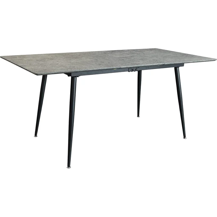 riess-ambiente Esstisch APARTMENT 120-160cm natur-Wildeiche, Metallgestell, ausziehbar, eckig (Einzelartikel, 1-St), verlängerbarer Küchentisch für 6 Personen - ideal für den Essbereich – Bild 1