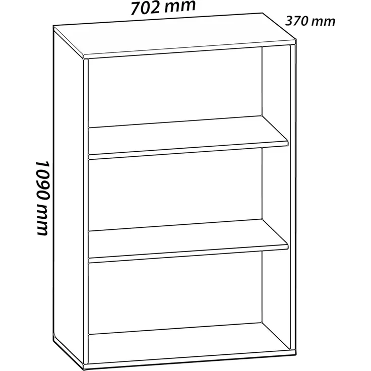 VCM Schuhschrank Lona 917828 Weiß H. 110 x B. 70 x T. 37 cm – Bild 3