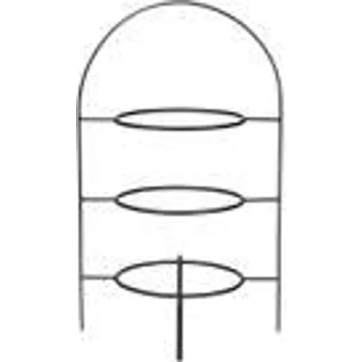 ASA Etagere 3-stufig für Essteller, schwarz ligne noire