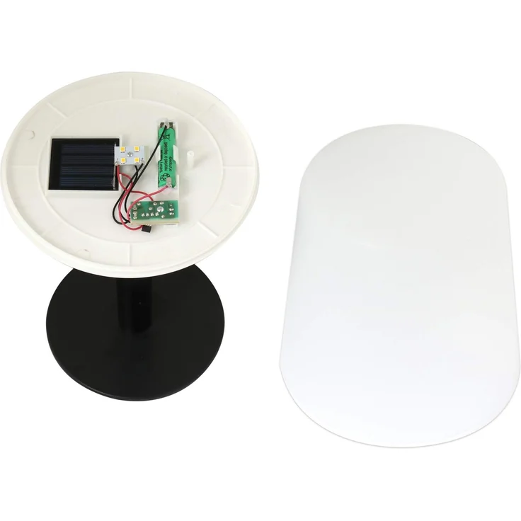 LED Tischlampe solarbetrieben für Außenbereich 15 x 31 cm warmweiß – Bild 4