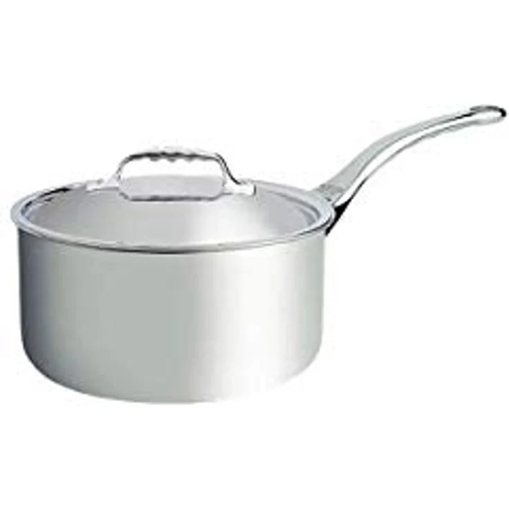 De Buyer Affinity Kasserolle Edelstahl mit Deckel 18 cm – Bild 2