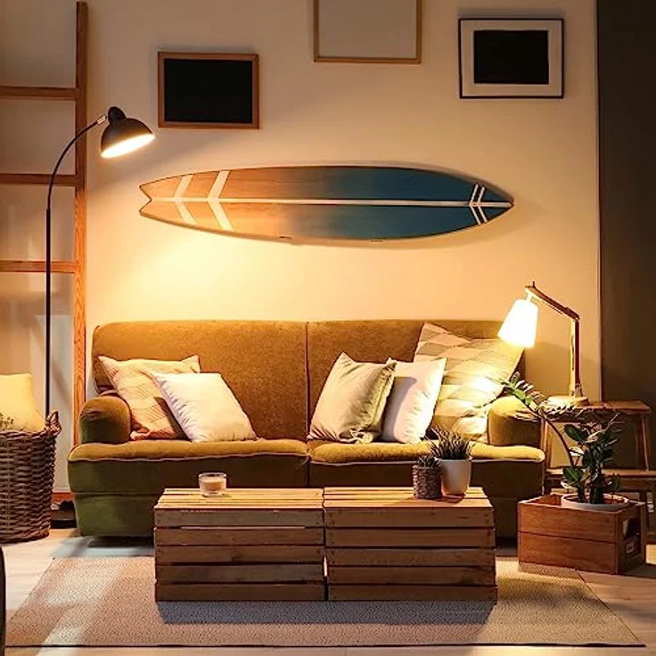 Sigmaled lighting, LED-Glühbirne E27-Sockel 6W (entspricht 50W), 550 Lumen, Warmweißes Licht (2800K), kleine Kugel LED-Leuchtmittel G45, 6er-Pack – Bild 6