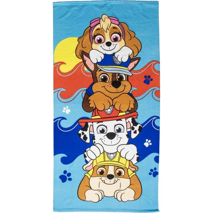 PAW Patrol Handtuch-Set für Kinder Mehrteilig mit Aufbewahrungsbeutel – Bild 2
