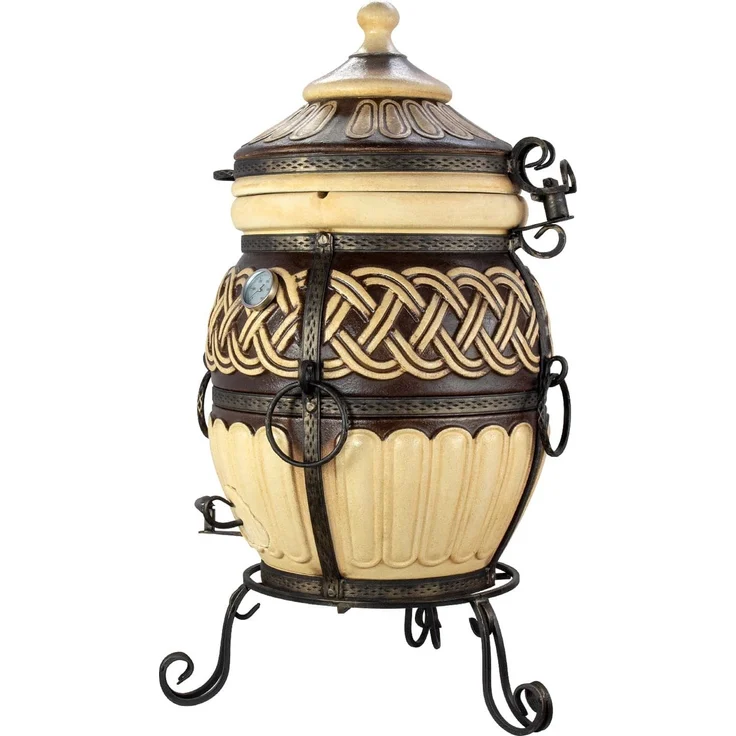 Tandoor Thor aus Schamott mit Zubehör Classic 7-teilig – Bild 2
