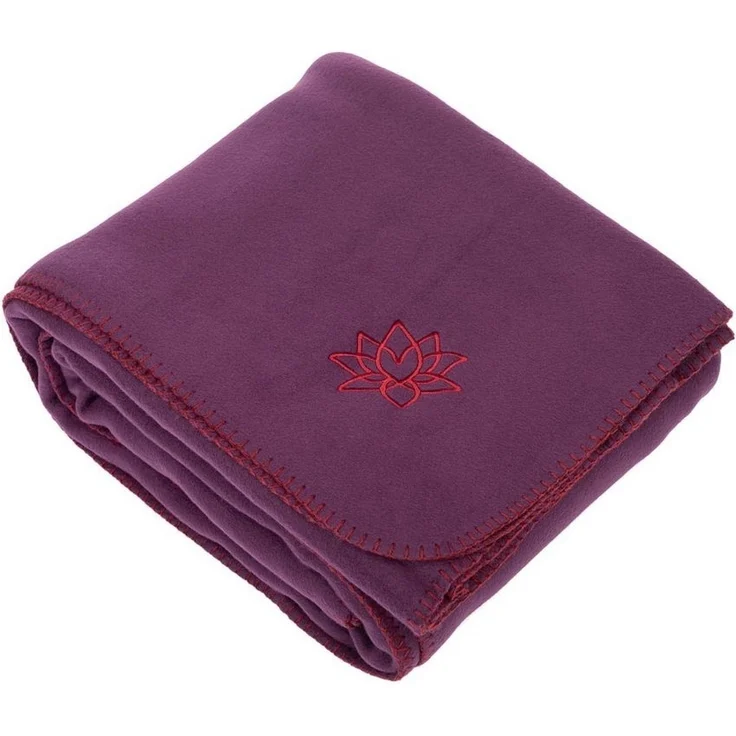 Wohndecke Yogadecke ASANA BLANKET dunkel aubergine, bodhi – Bild 1