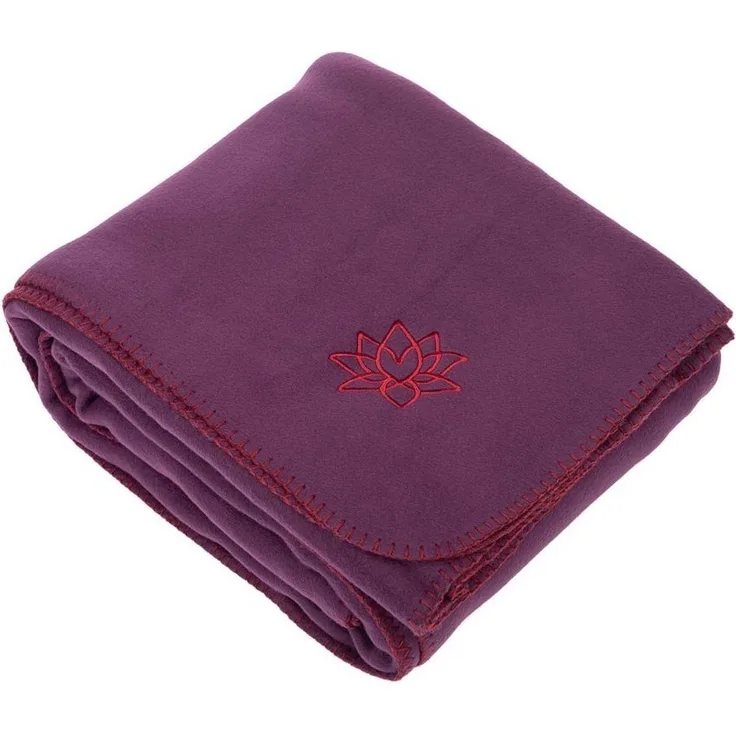 Wohndecke Yogadecke ASANA BLANKET dunkel aubergine, bodhi