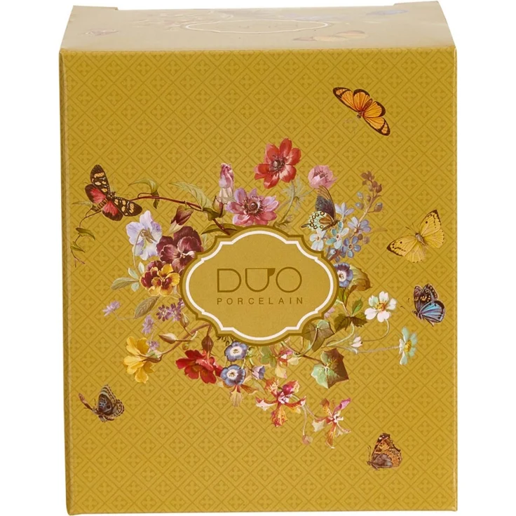 DUO Becher FLORAL RHAPSODY, 360 ml, mit Teesieb und Deckel, New Bone China Porzellan – Bild 5