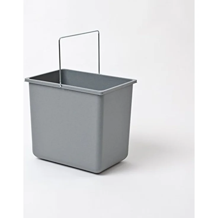 Hailo Inneneimer 1094079 mit Deckel hellgrau 18 L 316 x 226 x 286 mm – Bild 2