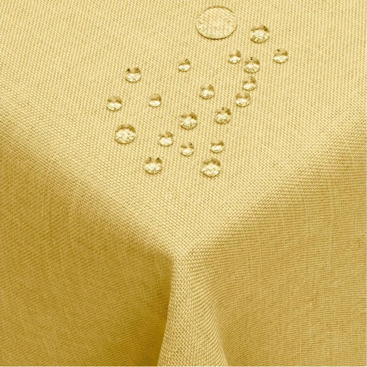 DecoHomeTextil Heimtextilmanufaktur Tischdecke Leinen Optik Tischdecke Tischtuch Abwaschbar Wasserabweisend
