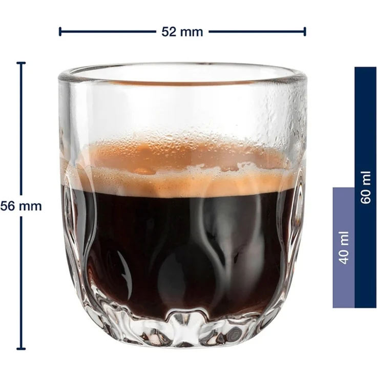 Leonardo GOCCE Espressoglas (3) 60 ml 6er Set – Bild 2