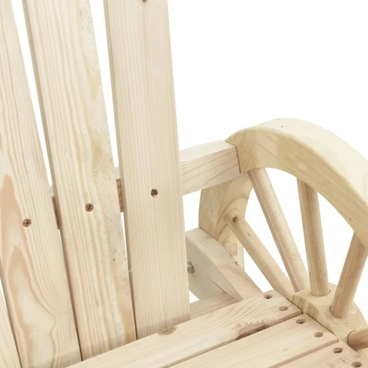 vidaXL Adirondack-Gartenstuhl 2-Sitzer Massivholz Tanne 365095 – Bild 8
