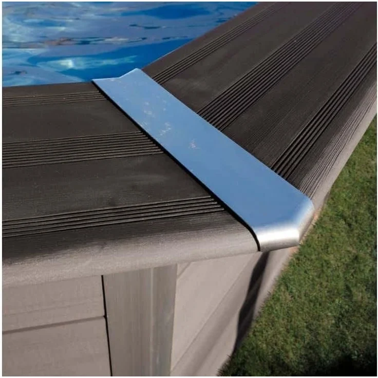 Gre Pools WPC Pool Kreta Pool aus Holz/Kunststoff in Grau – Bild 3