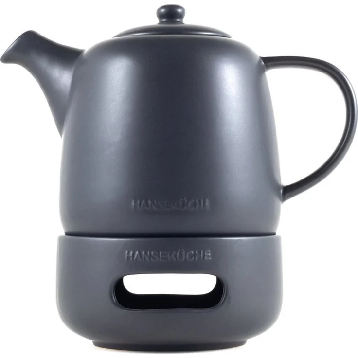 Hanseküche Teekanne Teekanne (1L), 1.3 l, (Teekanne, 1-St, inkl. Edelstahlsieb), Hochwertiges Material, Edelstahlsieb, Ergonomischer Griff – Bild 5