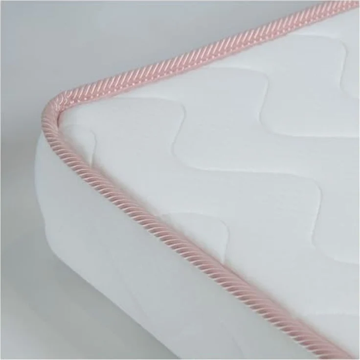 Tinéo – Babymatratze Wachstum 60 x 120 x 12 cm – Angepasst an das Wachstum des Babys – Fest – 2 schlafseiten: Dichte 16 kg/m³ und 24 kg/m³ – Keine Behandlung, Weiß – Bild 6