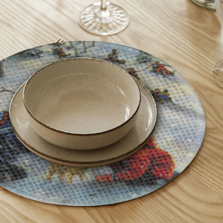 Hermia Concept '3129Supla' Tischset, Mehrfarbig, Ø 37 cm – Bild 2