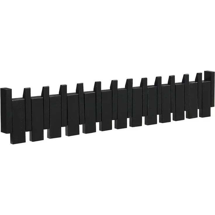 HOME DELUXE Garderobenleiste PORTE Schwarz- 80 x 15 cm – Bild 3