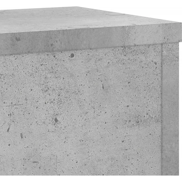 vidaXL Pflanzenständer 2 Stk. Betongrau 17x17x60 cm Holzwerkstoff 852936 – Bild 7