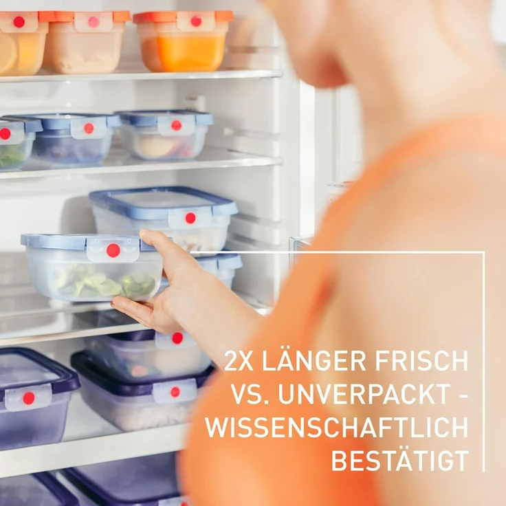 Emsa Frischhaltedose oneClick, Polyprophylen (PP), (1-tlg), verschlossen mit nur 1 x Klick, 100% dicht, made in Germany – Bild 5