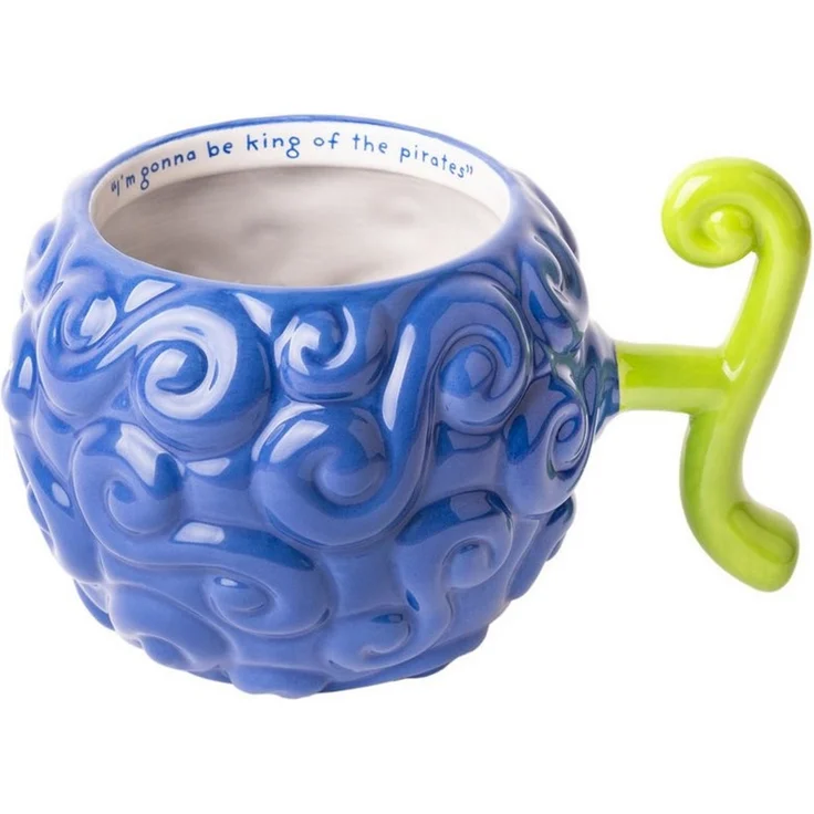 Grupo Erik Kaffeetasse Tasse One Piece Manga Gum Gum Fruit Teetasse - Keramik Kaffeebecher Groß 16 x 10 x 12,5 cm - Becher Tasse 500ml - Offizielle Lizenz One Piece Anime Merch Geschenke Deko – Bild 1