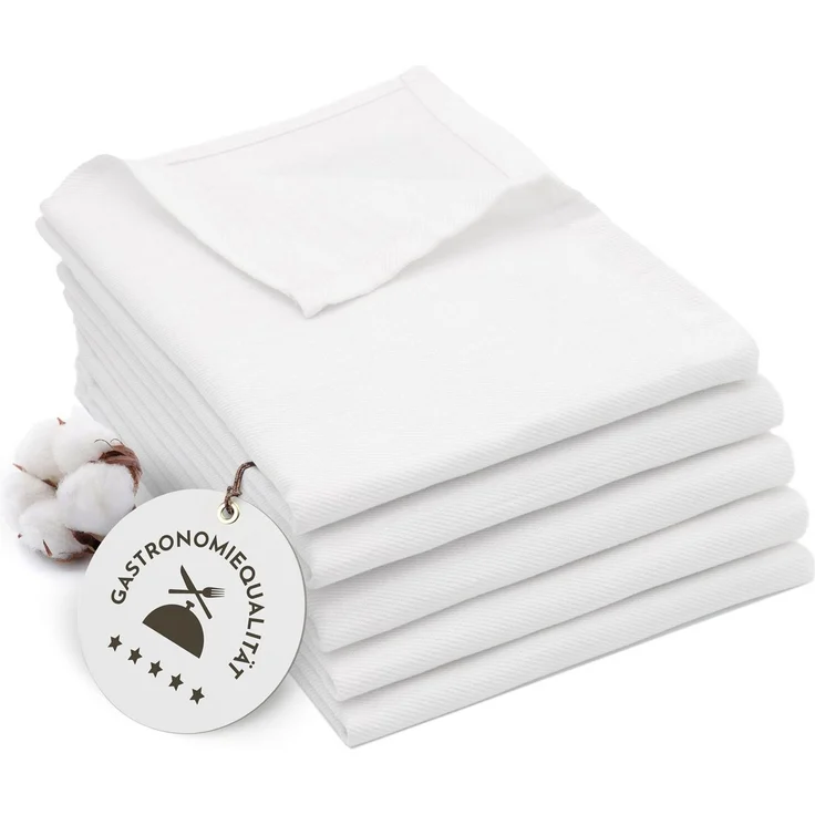 ZOLLNER Geschirrtuch, (Spar-Set, 5-tlg), 50 x 70 cm, 100% Baumwolle, vom Hotelwäschespezialisten – Bild 5