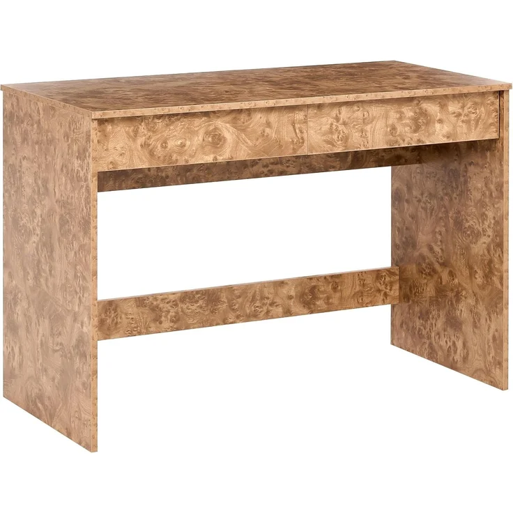 Schreibtisch RONDANE 110 cm x 50 cm Wurzelholz Optik – Bild 1