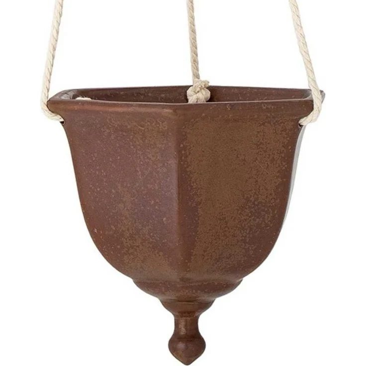 Bloomingville Blumentopf Bloomingville Blumentopf Hänger ANGI Braun 13x11 cm – Bild 3
