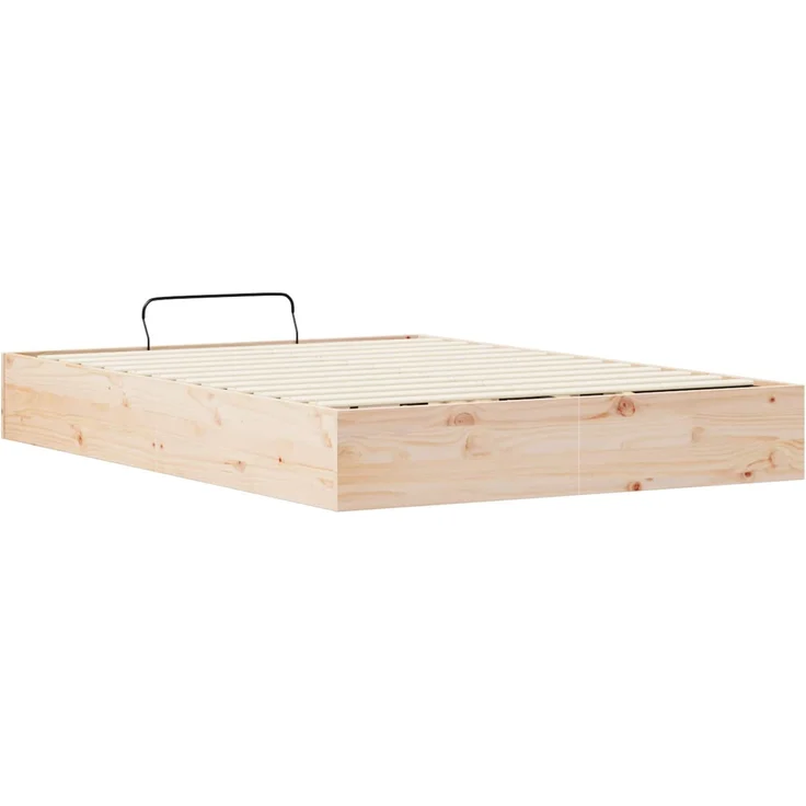 vidaXL Ottoman Bettgestell mit Stauraum Natur 120x190 cm 3418774 – Bild 7
