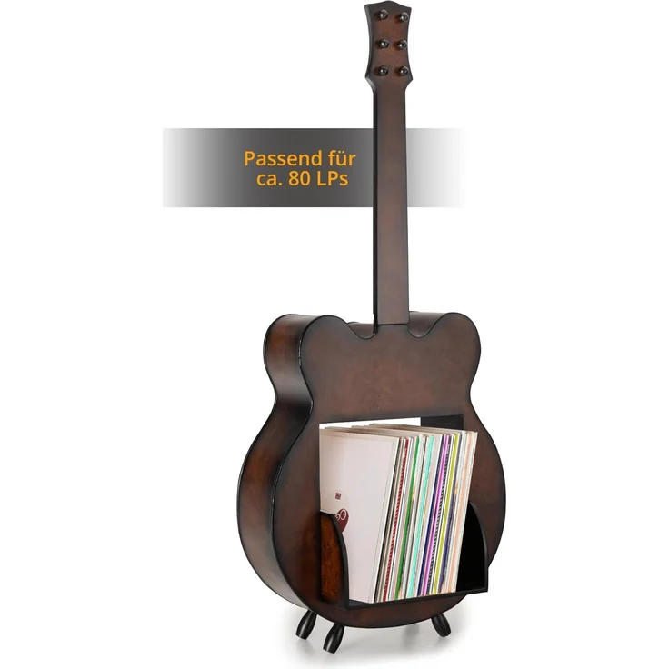 Stagecaptain CD-Regal SR-80 Schallplattenregal LP "Django", Schallplatten LP Regal aus Vollholz – Bild 5