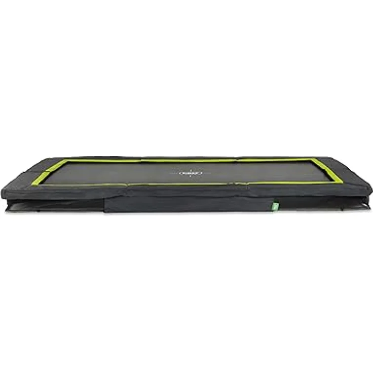 EXIT Silhouette Sports Bodentrampolin 214x305cm, Rechteckig mit mattschwarzem Schutzrand, für Outdoor, max. 120 kg belastbar – Bild 1