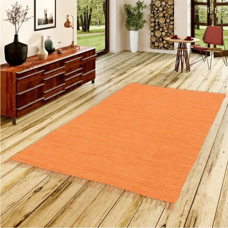 Pergamon Designteppich Baumwolle Natur Teppich Jolly Cotton, Rechteckig, Höhe: 5 mm