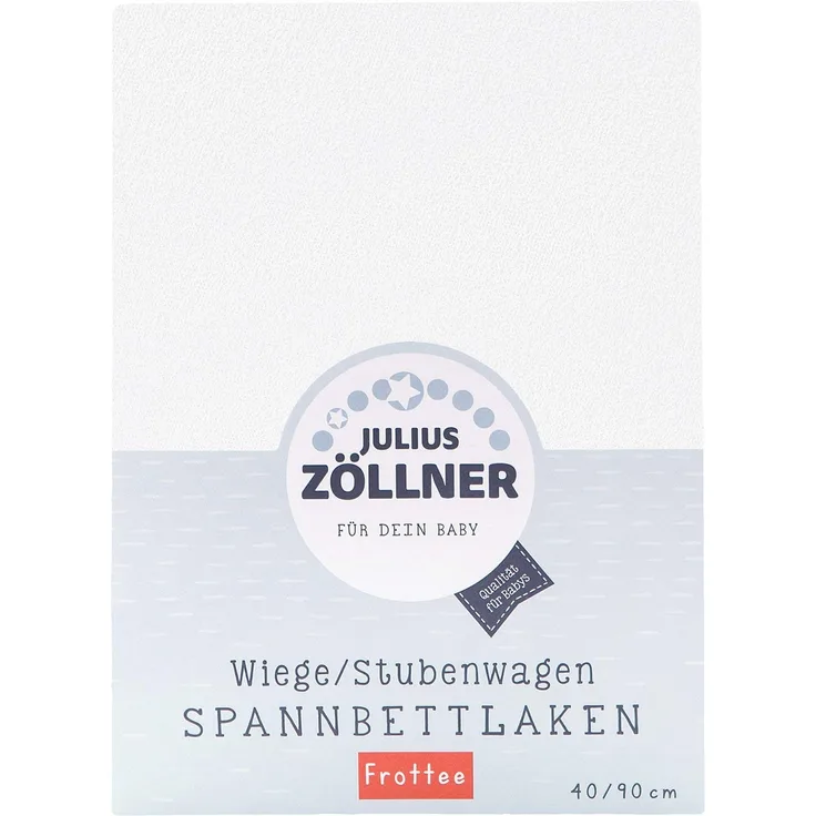 Julius Zöllner Spannbetttuch Frottee weiß 90/40