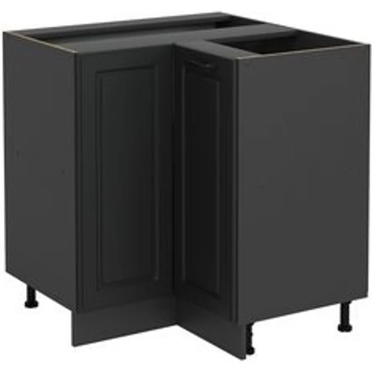 Eckunterschrank R-Line Anthrazit Landhaus 75.6 cm ohne Arbeitsplatte Vicco – Bild 6