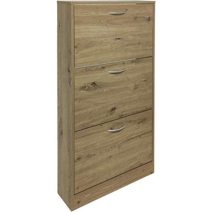 HTI-Living Schuhkipper Schuhschrank Thekla Artisaneiche (Stück, 1 St, 1 Schuhschrank), Schuhkipper mit 3 Fächern – Bild 1