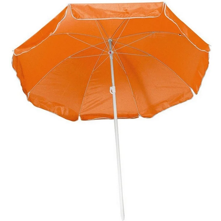 Macma Sonnenschirm Strandschirm / Sonnenschirm / stufenlos verstellbar / Farbe: orange – Bild 1