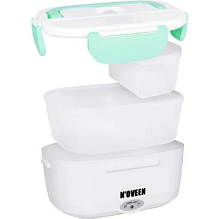 N'oveen Elektrische Lunchbox Essen Wärmer Wärmer Box Beheizter Behälter für Lebensmittel BPA frei (Minze, 230 V) – Bild 6