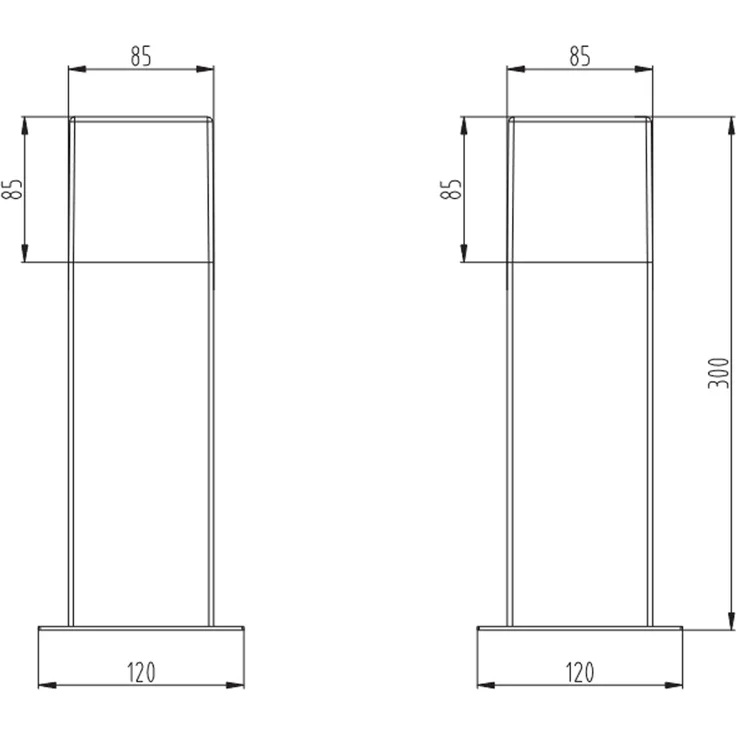 LED-Außensockelleuchte, HUDSON, 1 x E14/11W, inkl. LED-Leuchtmittel – Bild 7