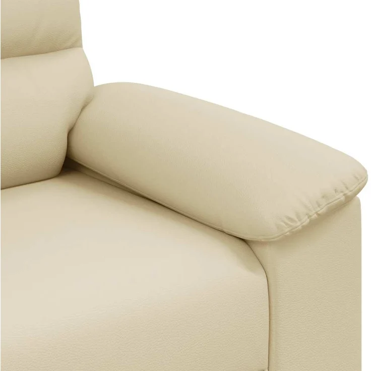 vidaXL 2-Sitzer-Sofa Creme 180x81x84 cm Kunstleder 4105339 – Bild 6
