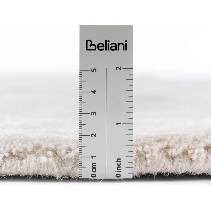 Teppich KOKKINI Hellbeige ø 140 cm Wolle – Bild 7