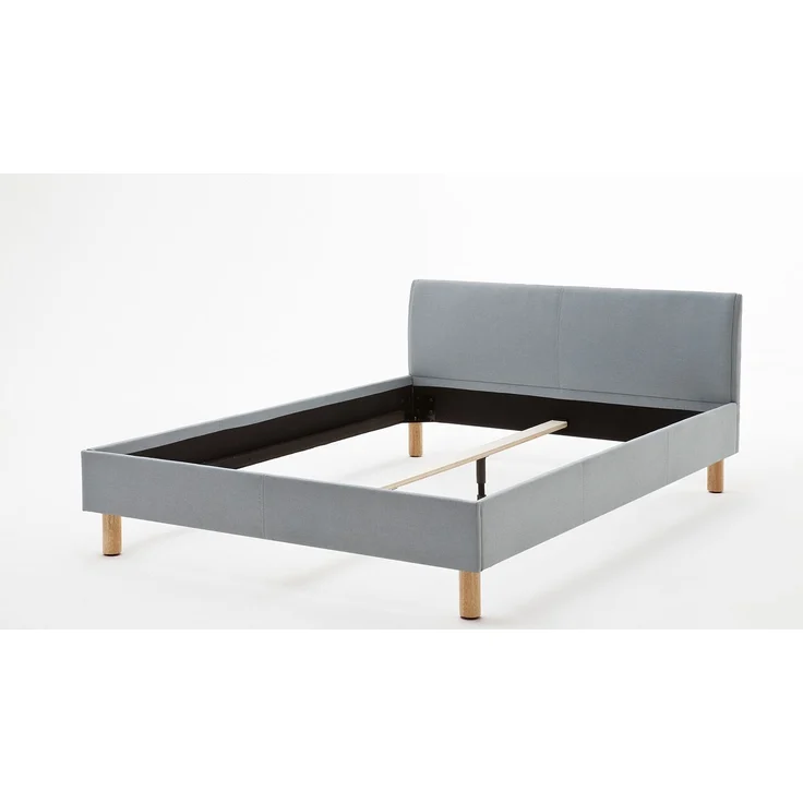 KAWOLA Bett LEO Polsterbett Stoff blau 120x200cm – Bild 8