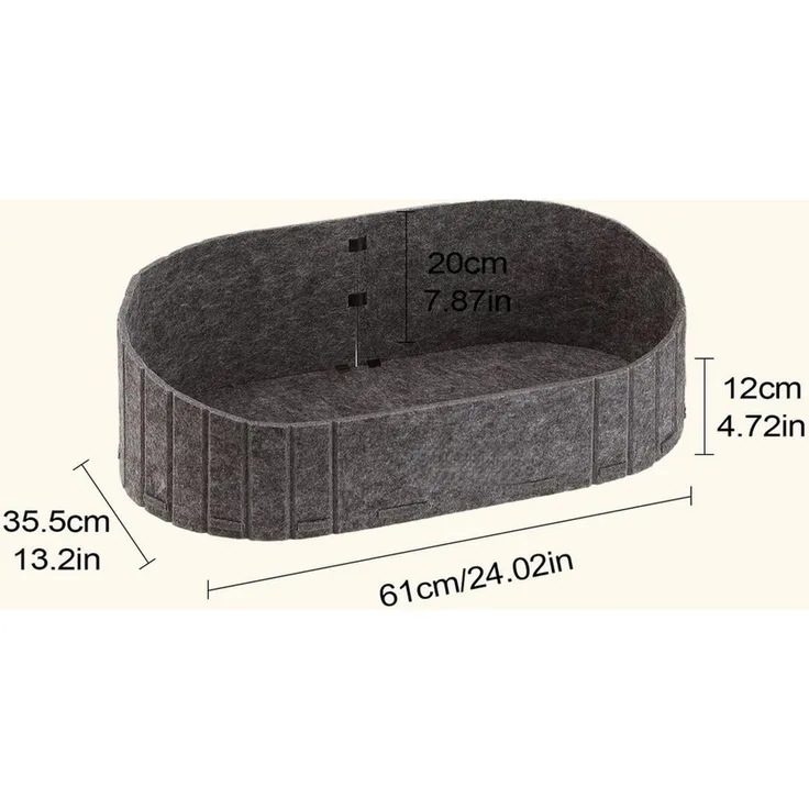 FOUORTUNATE-BEE Tierbett Katzenbett Filzkissen für Katzen im Innenbereich, für Stuhl, Sofa, Fensterbank, Outdoor Nutzung, bequemes Nest