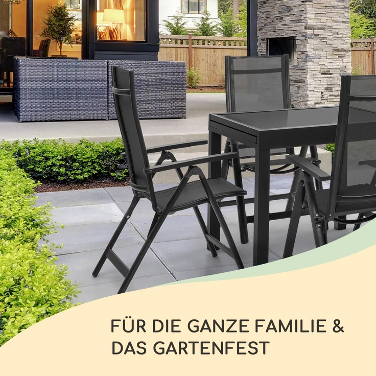 Sylt Polsterauflage Sesselauflage Kopfkissen Polyester 50 x 120 x 9 cm Hellgrau / Grau – Bild 7