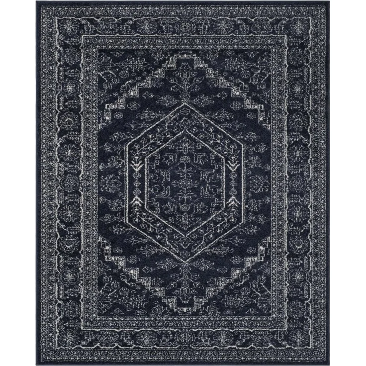 Safavieh Adirondack Collection Transitional 2'6" x 4' Marineblau/Elfenbein