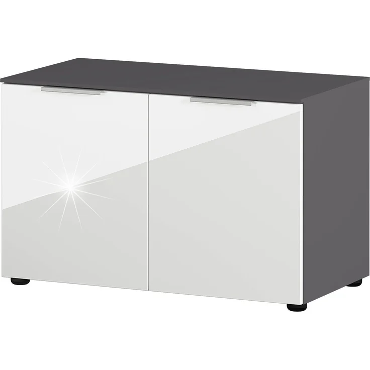 GERMANIA Schuhschrank RIMINI BHT 75x48x40 cm bunt Schuhkipper Schuhkommode – Bild 1