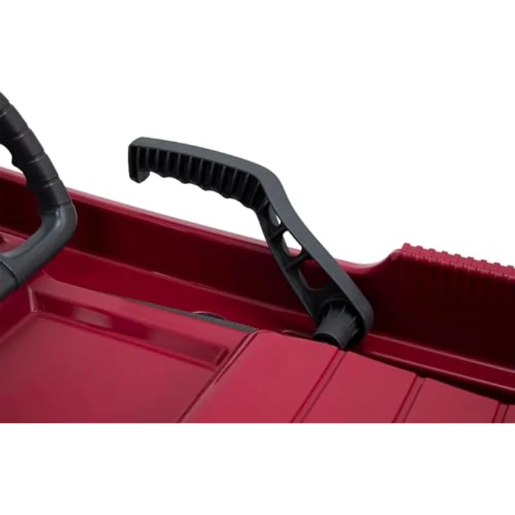 KHW | Lenkschlitten Snow Fox | Berry | 95 cm | TÜV-geprüft | inkl. Zugseil | ausgefeiltes Lenksystem | kälte- und lichtbeständiger Kunststoff | Made in Germany – Bild 3