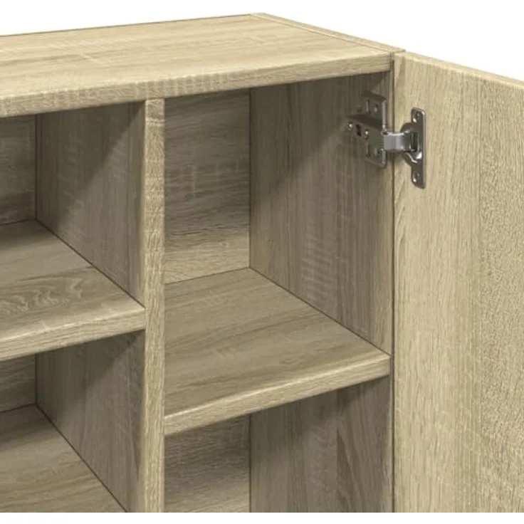 vidaXL Waschmaschinenschrank Sonoma-Eiche 70,5x24x90 cm 849648 – Bild 7