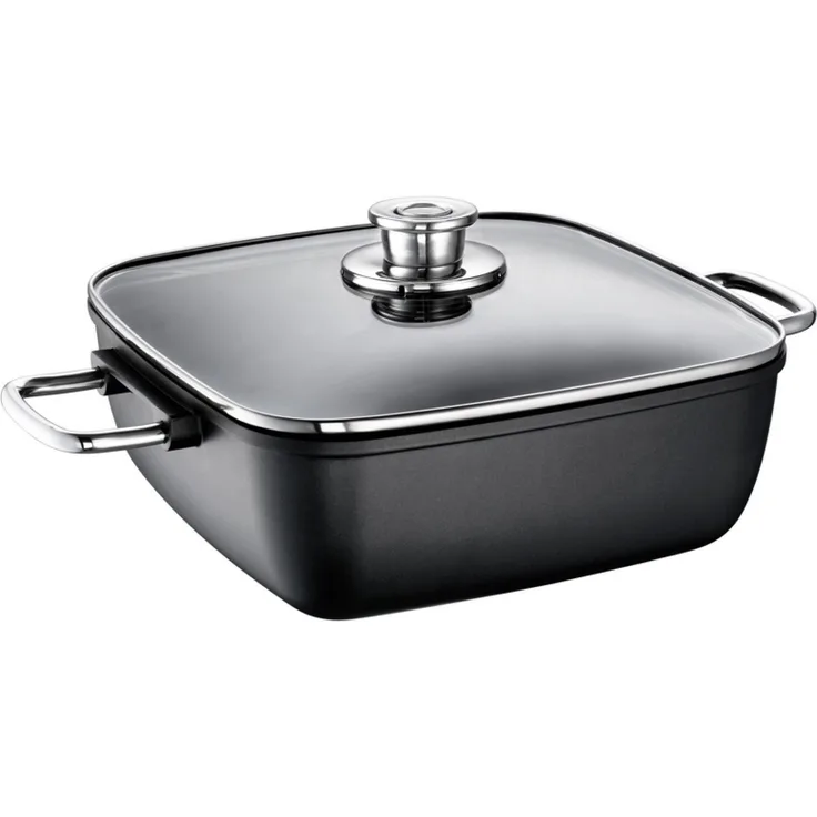 Pfannen-Serie Globus i - Schmortopf 28cm eckig