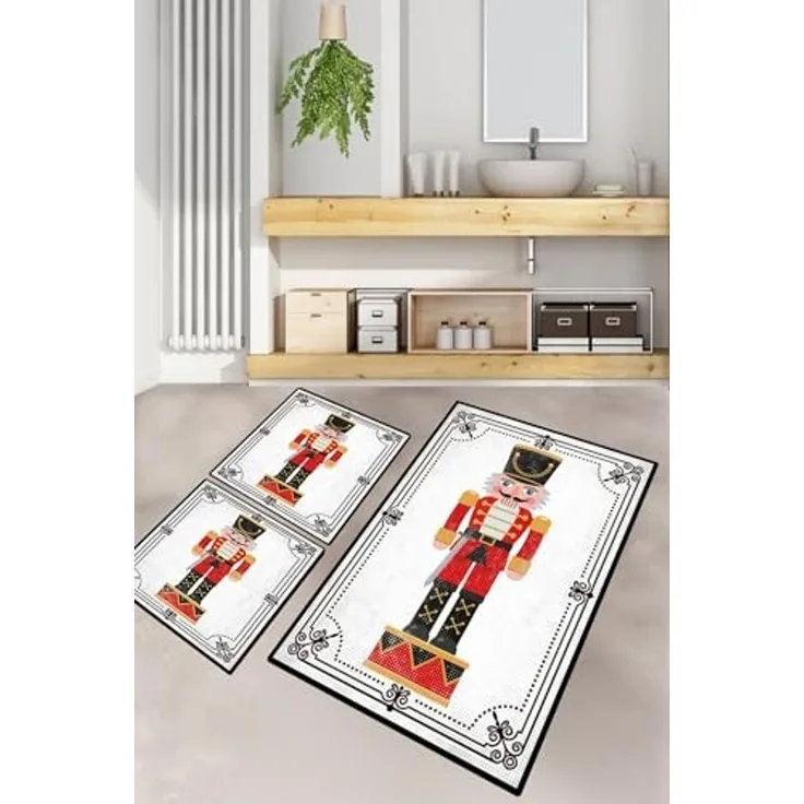 Mijolnir 'Lead Soldier' Badematten-Set (3-teilig), Mehrfarbig