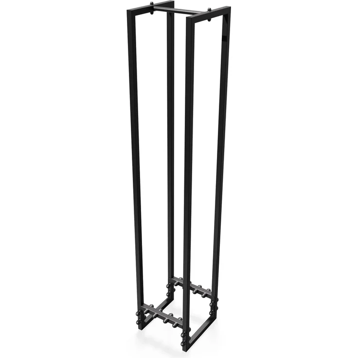 NOGGI Home Decor Master ‘Kaminholzregal aus Metall 25 cm x 25 cm x 130 cm‘ – Bild 1