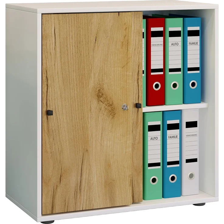 VCM Büroschrank Lona 913947 Grau B. 70 x H. 73 x T. 37 cm – Bild 6